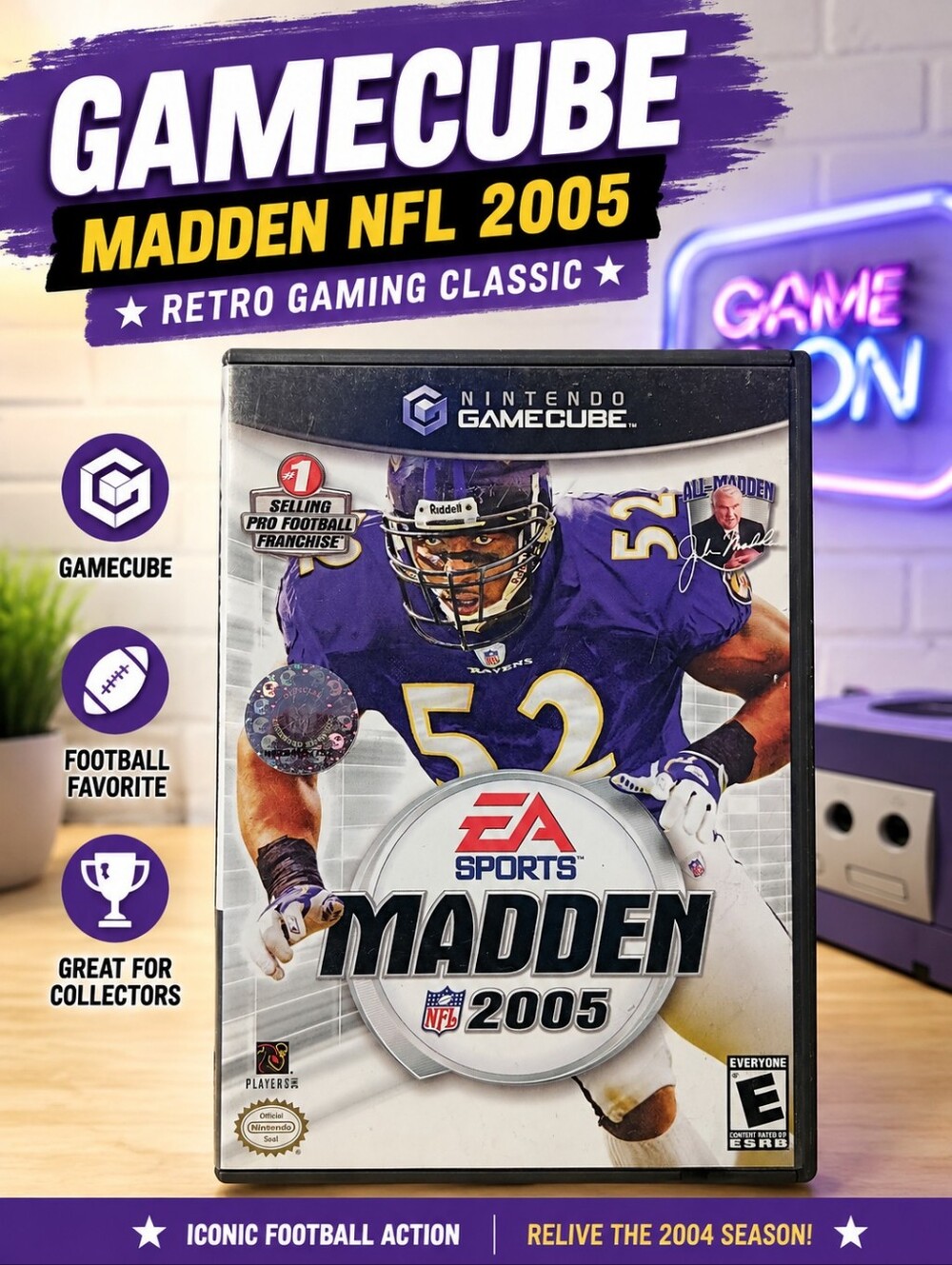Madden NFL 2005 Nintendo Game Cube Game